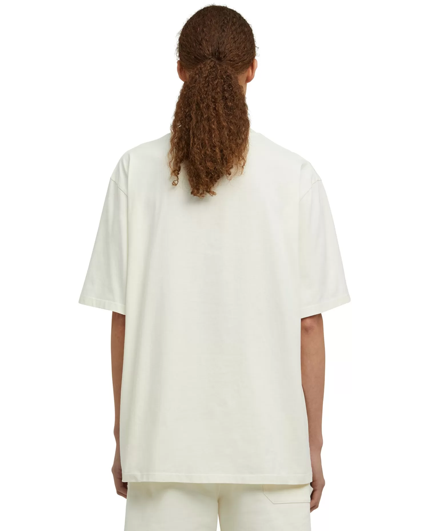 Donna MSGM T-Shirt Girocollo In Cotone Organico Della Capsule Fantastic Green